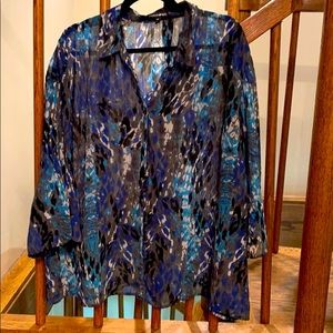 Button down blouse size 2x